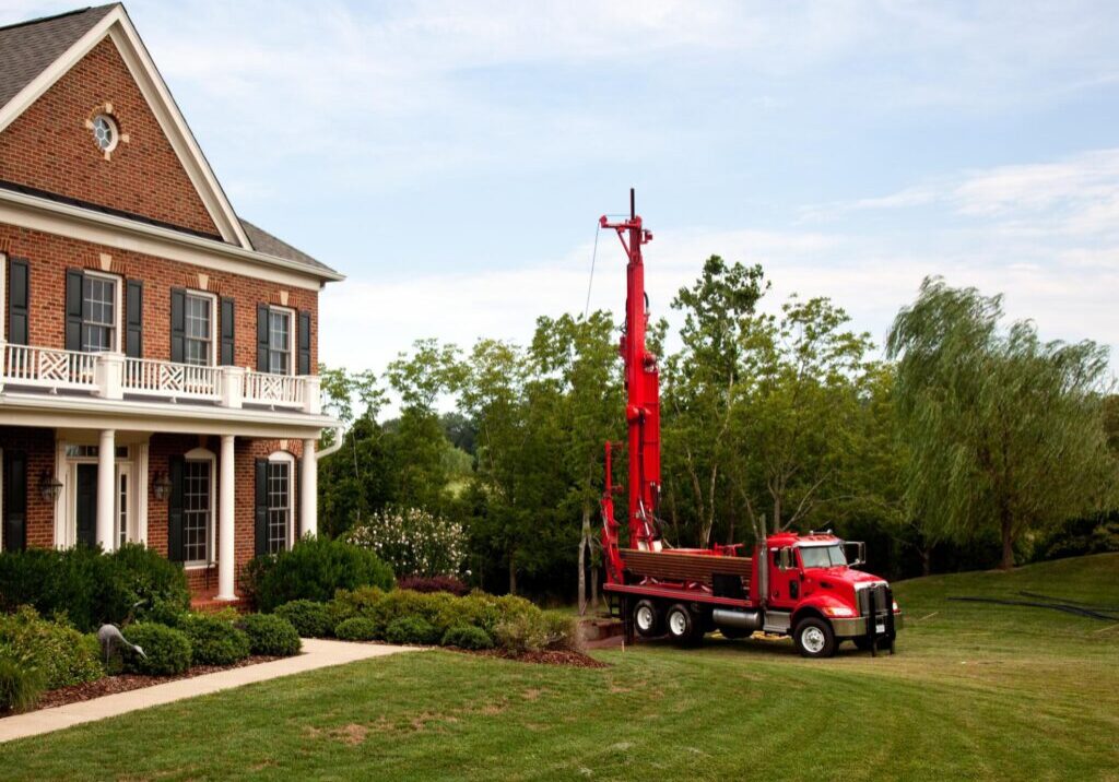 water drilling for one home